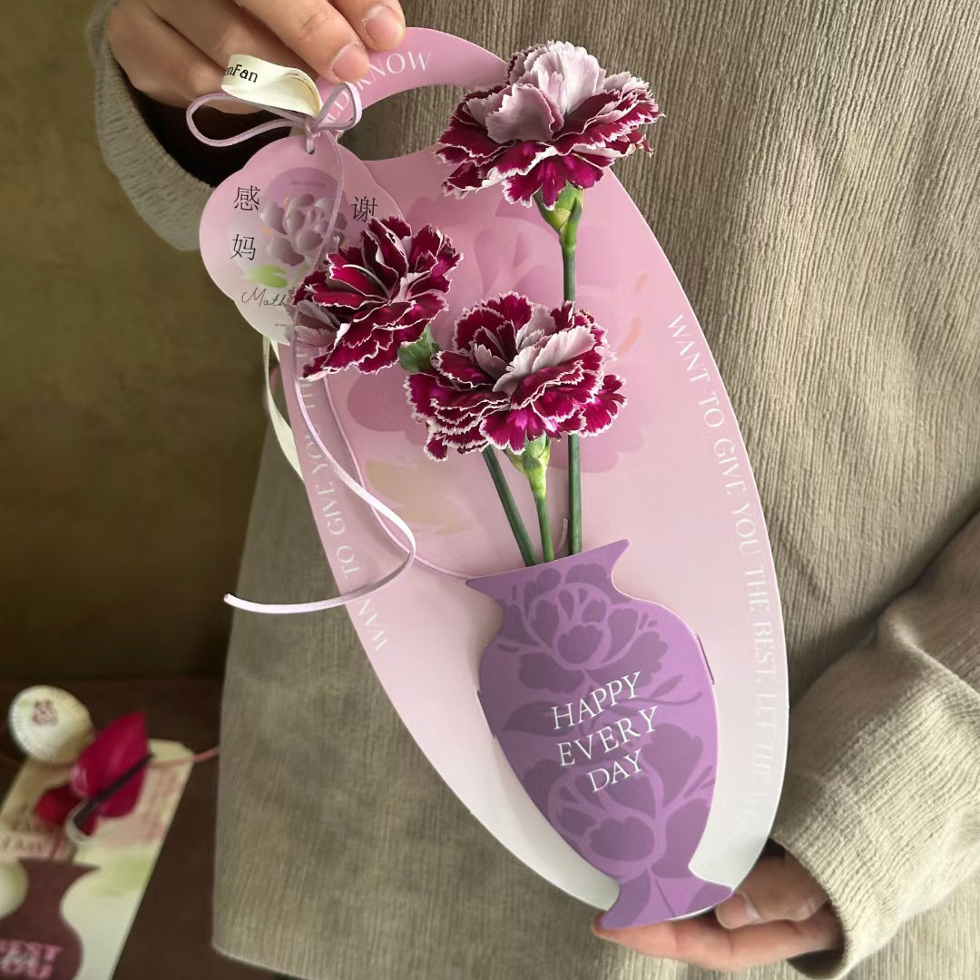 Oval Floral Gift Card Holders – Elegant Flower Bouquet Sleeves for Wedding, Anniversary, Birthday Party Decor, Flower Arranging, Card Display & Creative Packaging