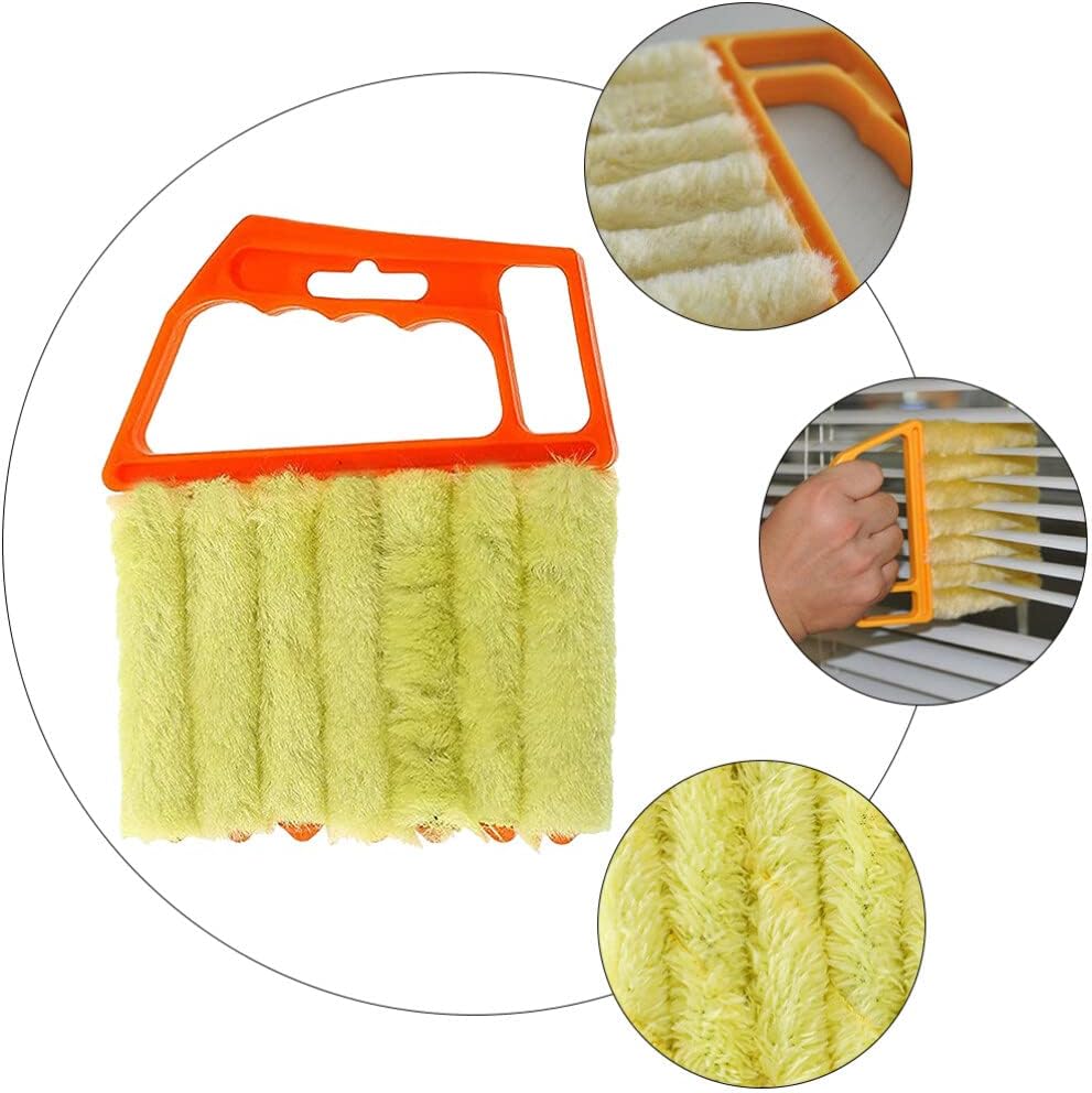 Blinds Brush Window Blind Cleaner Duster Brush Cleaning Brushes for Household Use Hand Window Shades for Home Window Blinds Dust Cleaner Venetian Blinds Fiber Washable
