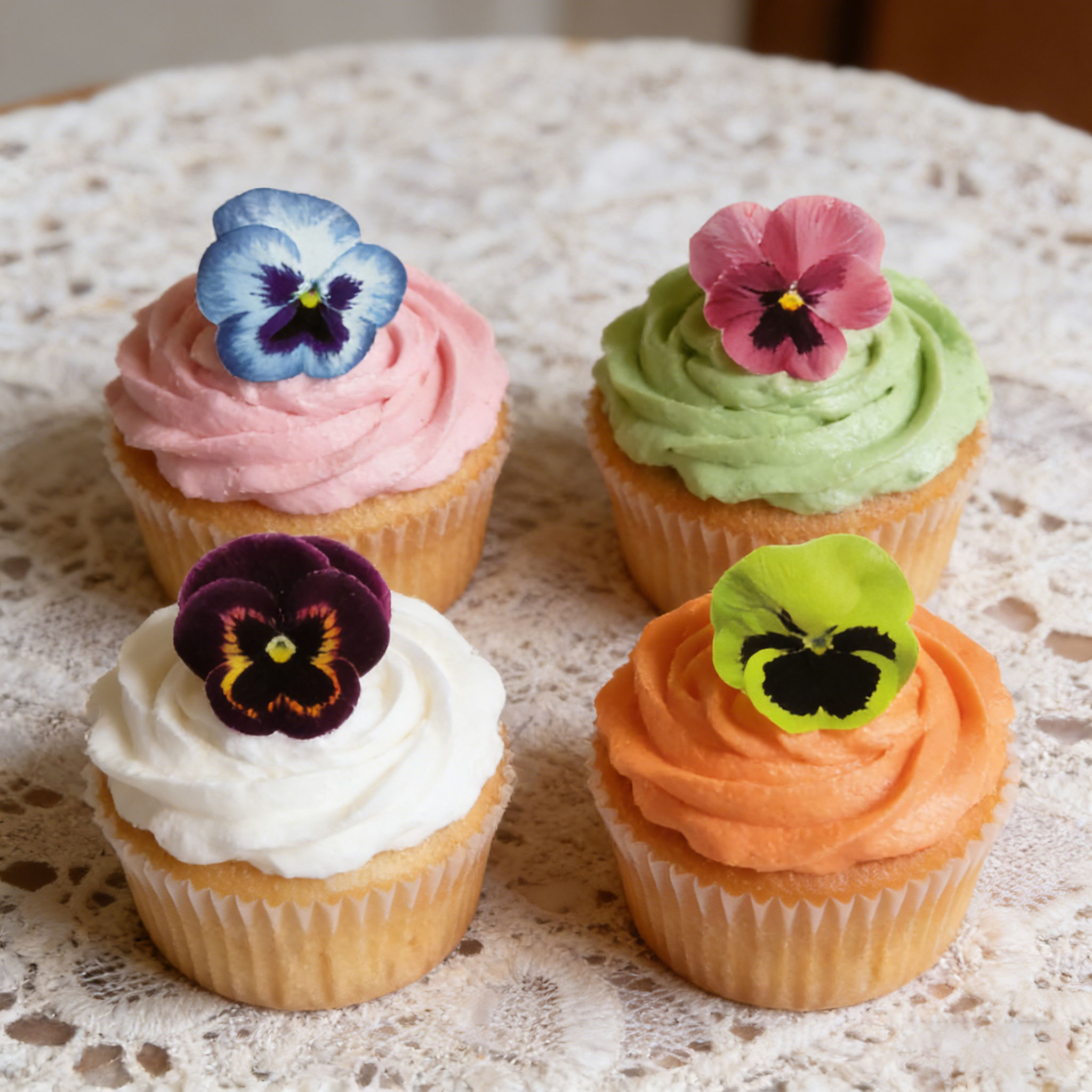 Spring Sakura Blossom Set | 60 Edible Wafer Paper Cherry Flowers with Gradient Petals, Japanese Garden-Inspired Cake Decor, Delicate Falling Petal Effect for Dessert Tables