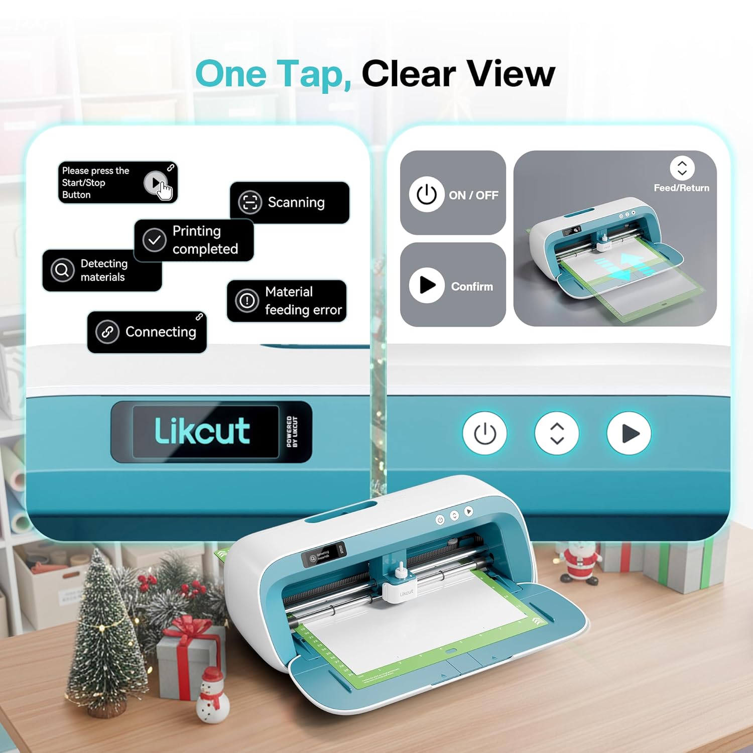 S41 Vinyl Cutter Machine - Essential Starter Bundle for DIY Crafts | Smart Sticker Maker Machine, Portable Sticker Machine for Room Decor, HTV, Cardstock, Paper Crafts and School Supplies