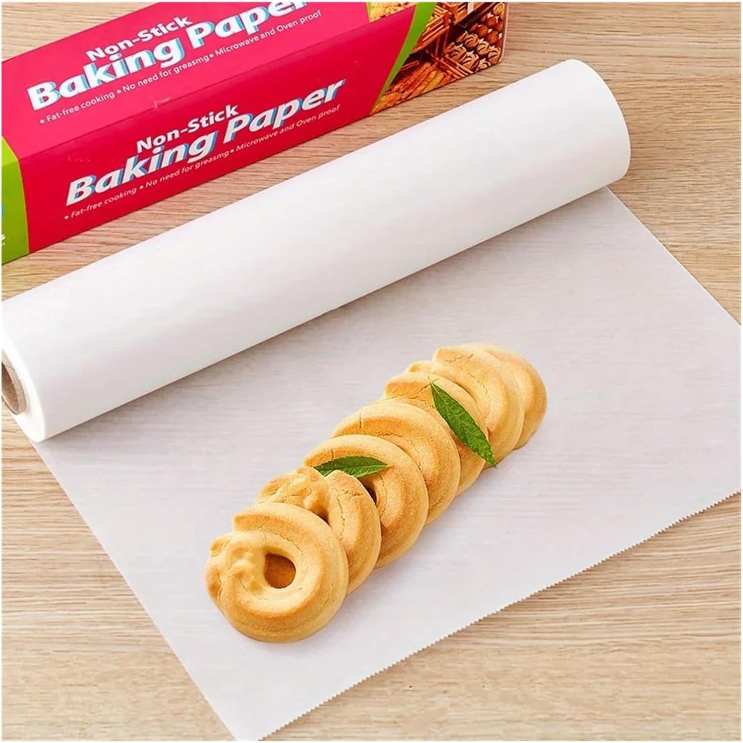 Multi-Purpose Baking Paper: Heat-Resistant Sheets for Ovens, Grilling & Food Wrapping (with metal serrations)