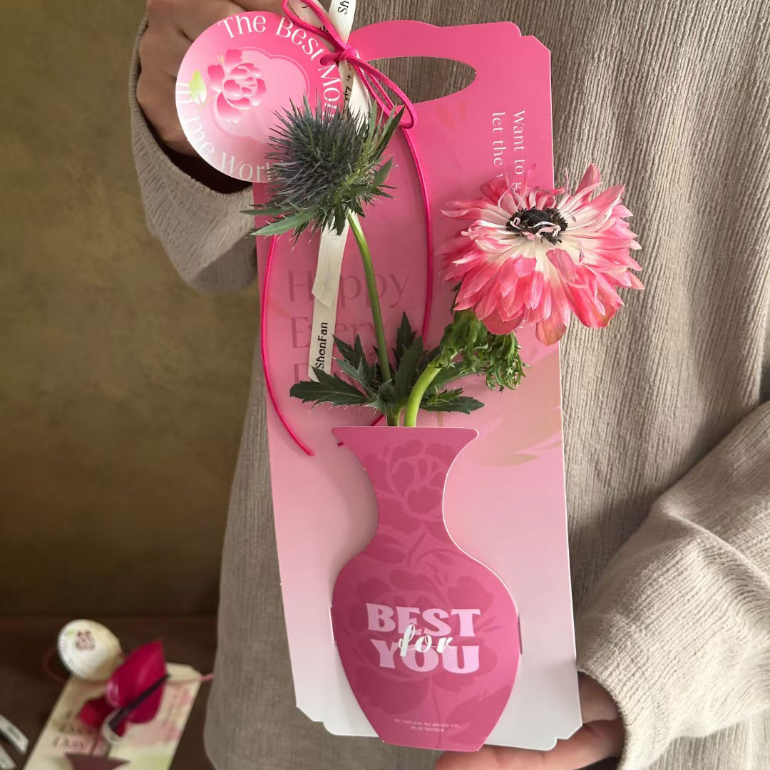 Oval Floral Gift Card Holders – Elegant Flower Bouquet Sleeves for Wedding, Anniversary, Birthday Party Decor, Flower Arranging, Card Display & Creative Packaging