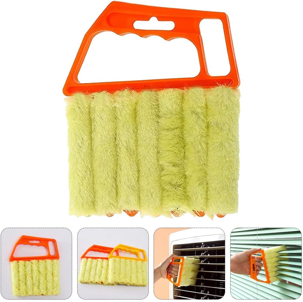 Blinds Brush Window Blind Cleaner Duster Brush Cleaning Brushes for Household Use Hand Window Shades for Home Window Blinds Dust Cleaner Venetian Blinds Fiber Washable