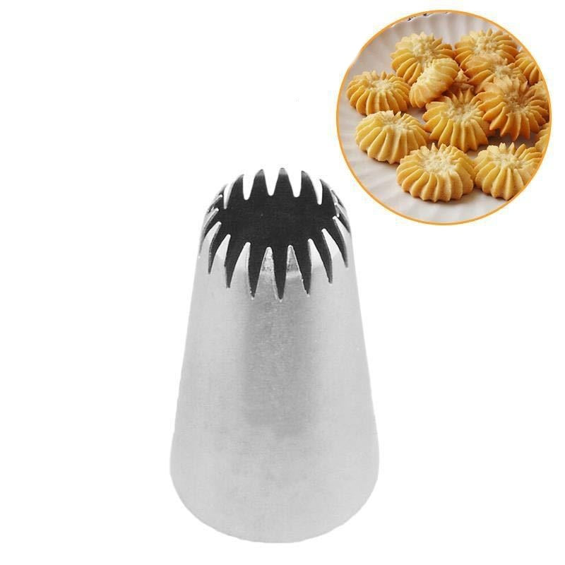 Premium Baking Piping Tip Set - 304 Stainless Steel Icing Nozzles for Buttercream Flowers, Cupcake Decorating & Cookie Designs