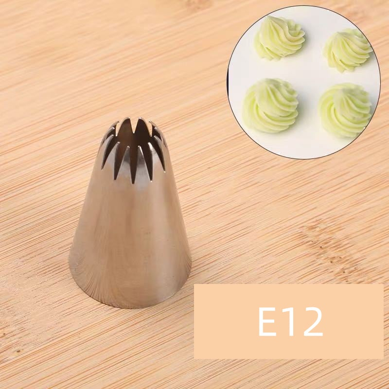 Premium Baking Piping Tip Set - 304 Stainless Steel Icing Nozzles for Buttercream Flowers, Cupcake Decorating & Cookie Designs