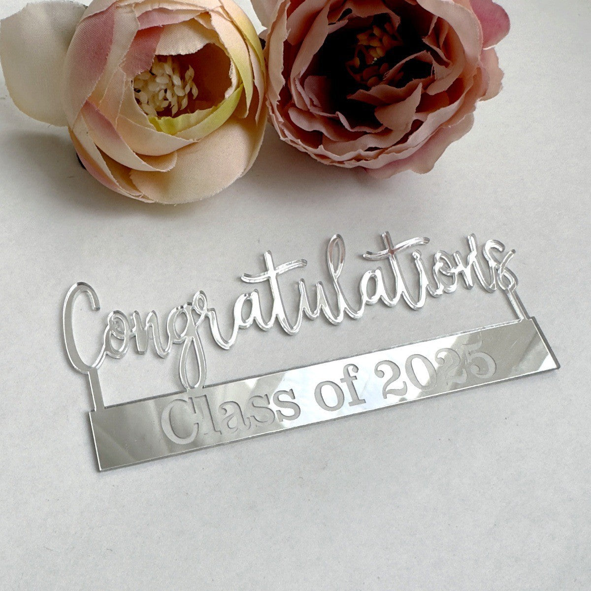 Classic Graduation Cake Toppers | Gold-Foiled Congratulations Inserts with Academic Motifs, Reusable Decor for Graduation Ceremonies & Honor Celebrations, Formal Dessert Table Accents