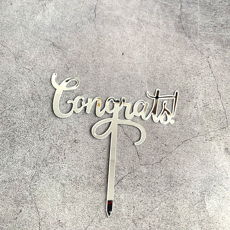 Congrats Grad Cake Topper Glitter Gold Congrats Grad 2025 Personalized For College University Graduate Party Decor Grad Cap Grad Gifts For Student Classmate Schoolmate