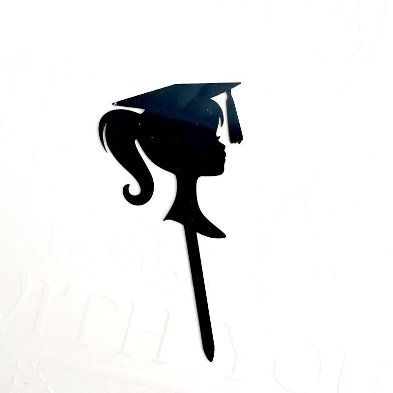 2025 Student Graduation Cupcake Toppers Black Class of 2025 Boys Girls Graduate Cap Cupcake Picks for 2025 Graduation Theme Party Cake Decorations Supplies