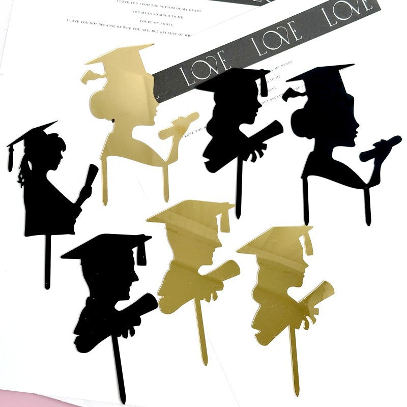 2026 Commemorative Graduation Toppers | Exclusive Year-Themed Cake Inserts for Class of 2026, Collectible Graduation Party Decor, Limited Edition Celebration Accessories