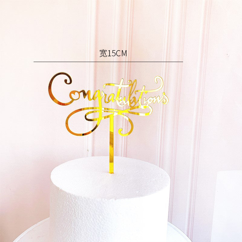 Photogenic Graduation Cake Topper | High-Definition Paper Insert for Cakes & Photo Studios, Matte Finish Cardstock Decor for Professional Party Photography, Celebration Sign with Seamless Background