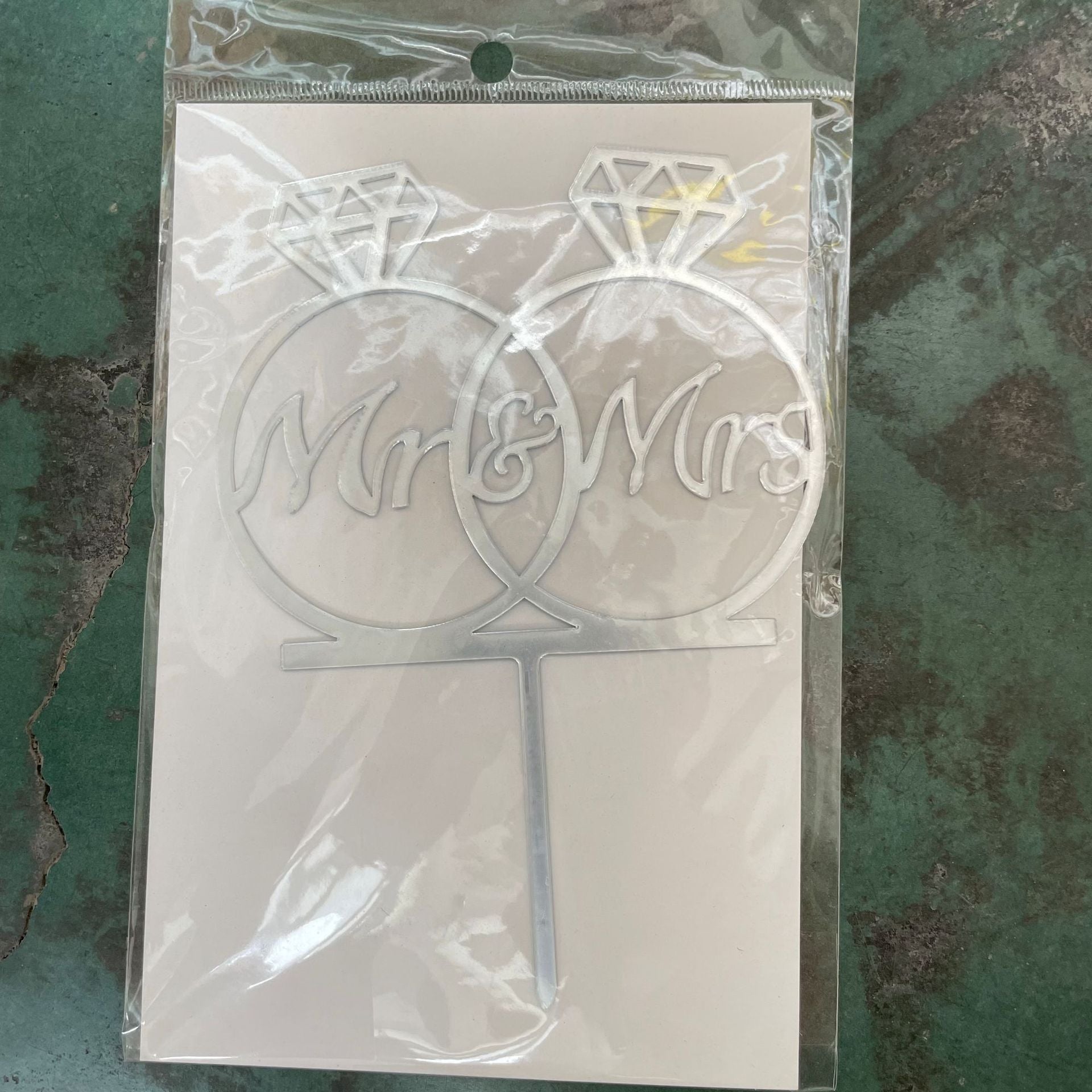 Mr and Mrs Cake Toppers Bride and Groom Sign Wedding Acrylic Cupcake Topper Happy Birthday Cake Topper Engagement Cake Toppers Decorations for Various Birthday Party Anniversary – New