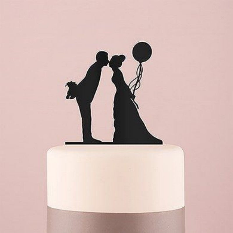 Mr and Mrs Wedding Cake Topper, Mirror Acrylic Bride and Groom Love Heart Couple Cake Topper for Wedding Bachelorette Anniversary Proposal Engagement Party