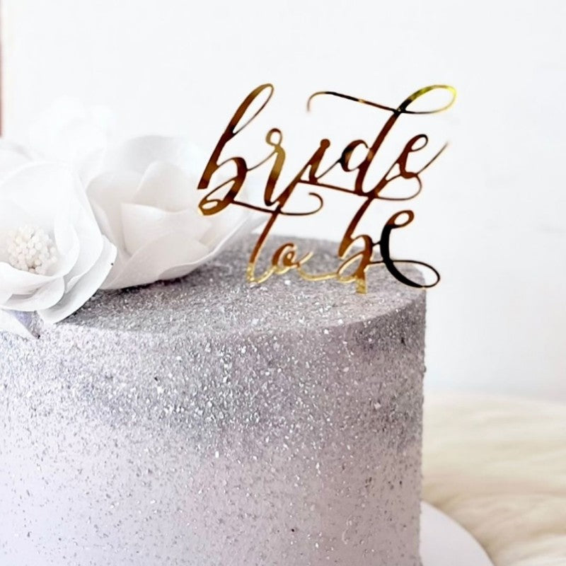 Cake Topper, Bride to Be, Cake, Muffin, Cake, Bride Decoration, 3 Colours, Rose, Gold, Silver, Cupcake Topper, JGA, Hen Party Decoration, Wedding, Wedding Cake, Party Decoration