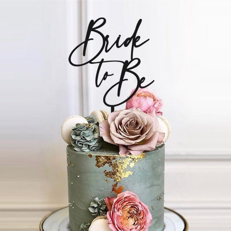 Cake Topper, Bride to Be, Cake, Muffin, Cake, Bride Decoration, 3 Colours, Rose, Gold, Silver, Cupcake Topper, JGA, Hen Party Decoration, Wedding, Wedding Cake, Party Decoration