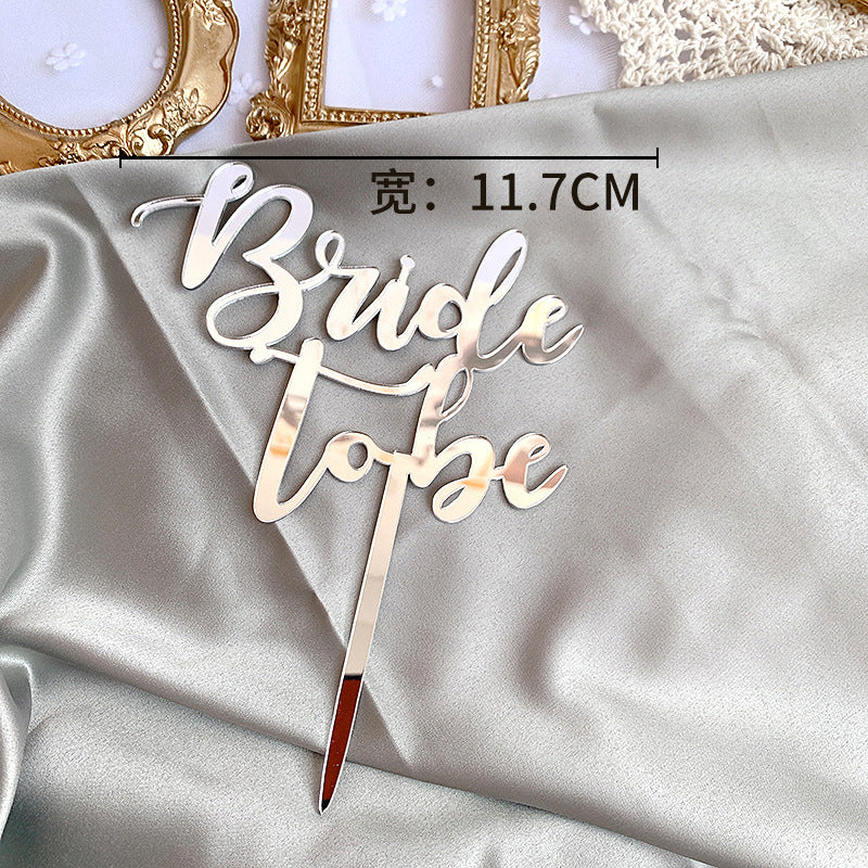 Cake Topper, Bride to Be, Cake, Muffin, Cake, Bride Decoration, 3 Colours, Rose, Gold, Silver, Cupcake Topper, JGA, Hen Party Decoration, Wedding, Wedding Cake, Party Decoration