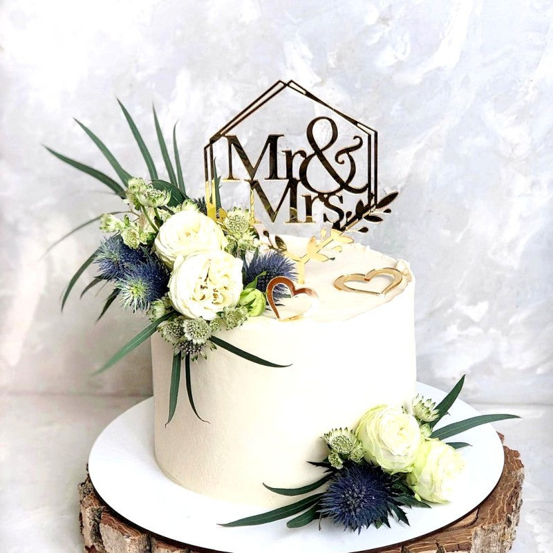 7pcs Mirror Golden Acrylic Happy Birthday Cake Topper Decoration Tools for Decor Kids, Birthday Party Celebration