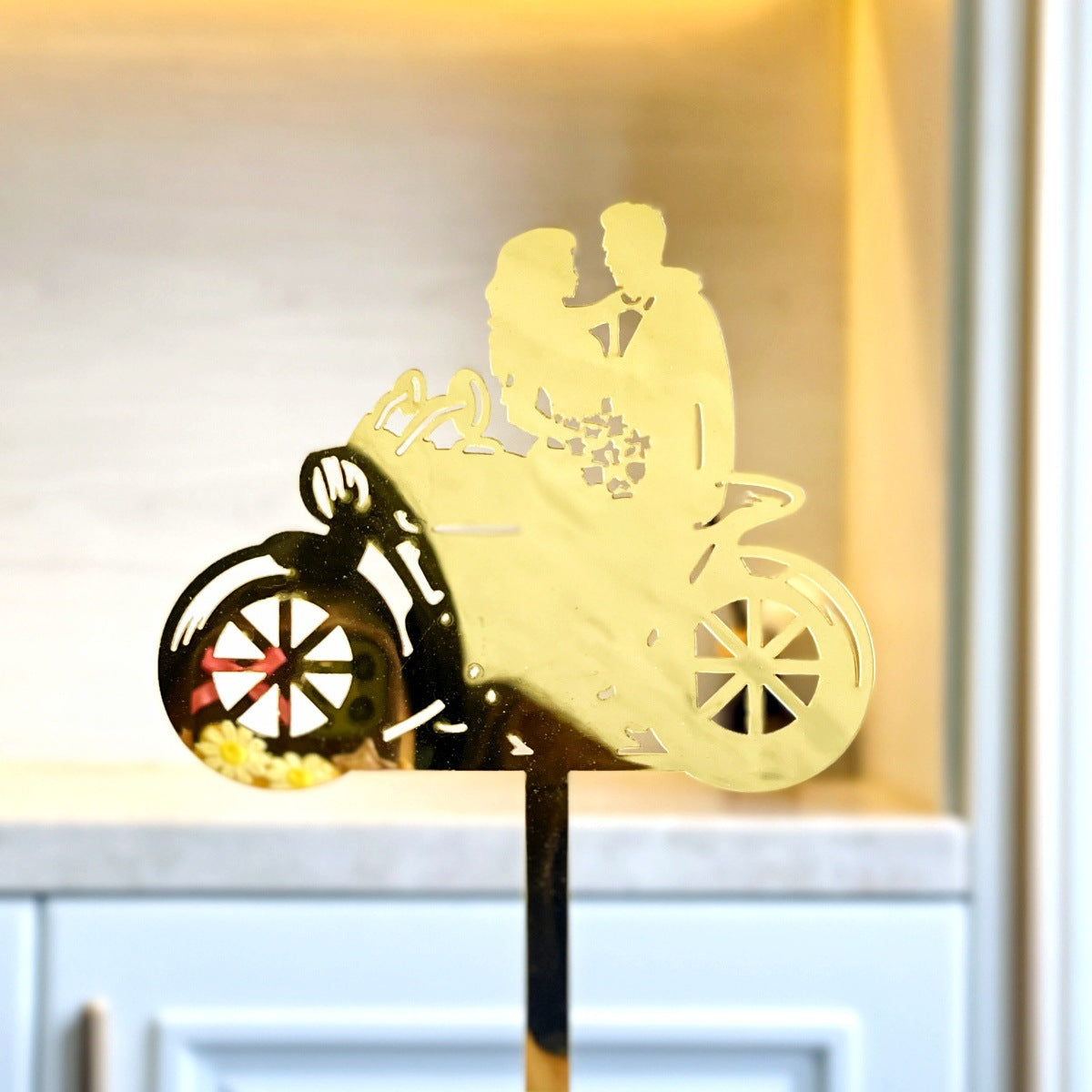 28 pcs It Was Always You Cake Topper for Wedding Bride And Groom Personalized Cake Toppers Mr & Mrs Wedding Cake Toppers Personalized Initials Wedding Cake Topper with Date Wood Brown Cake Topper