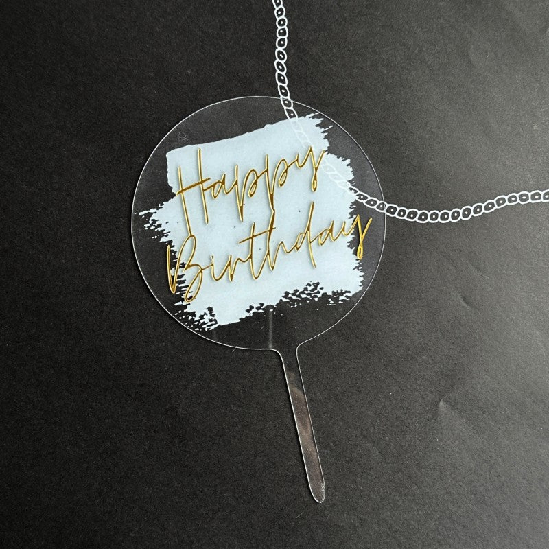 28pcs Blank Hexagon Acrylic Cake Toppers, Personalised Cake Topper, DIY Cake Topper, Cake Topper Blanks for Wedding, Birthday Festival Party Cake Decorations