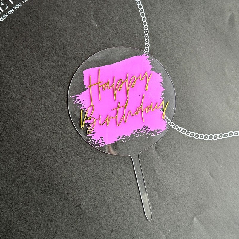 28pcs Blank Hexagon Acrylic Cake Toppers, Personalised Cake Topper, DIY Cake Topper, Cake Topper Blanks for Wedding, Birthday Festival Party Cake Decorations