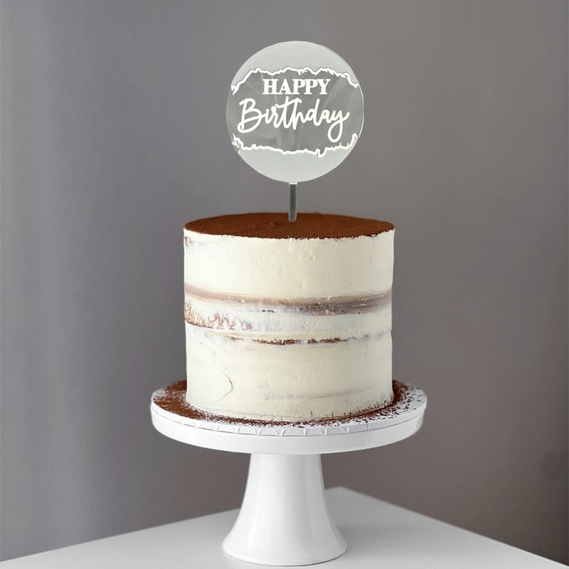 28pcs Blank Hexagon Acrylic Cake Toppers, Personalised Cake Topper, DIY Cake Topper, Cake Topper Blanks for Wedding, Birthday Festival Party Cake Decorations