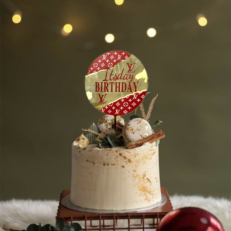 28pcs Blank Hexagon Acrylic Cake Toppers, Personalised Cake Topper, DIY Cake Topper, Cake Topper Blanks for Wedding, Birthday Festival Party Cake Decorations