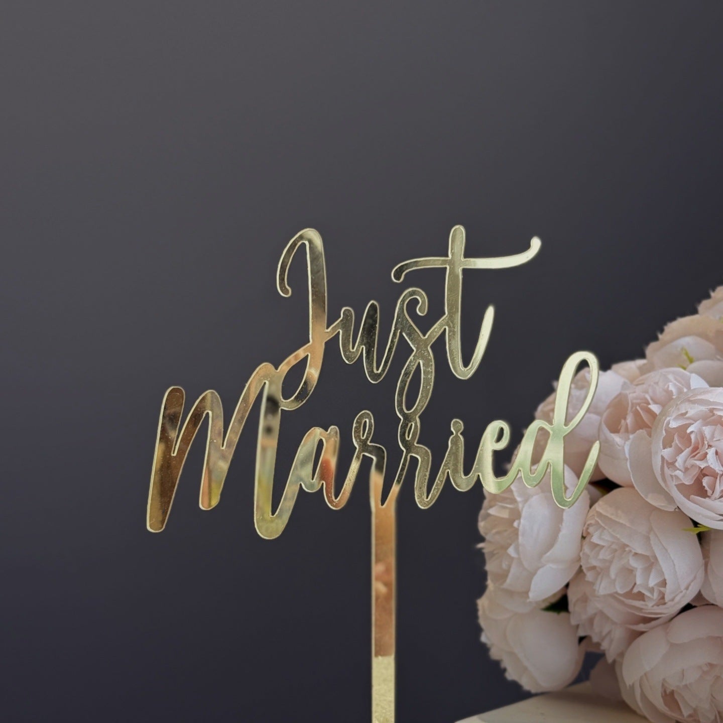 Basic Birthday Cake Topper | Simple Gold/Silver Acrylic Number or Word Toppers, Dishwasher Safe & Reusable, No-Fuss Birthday Party Essentials