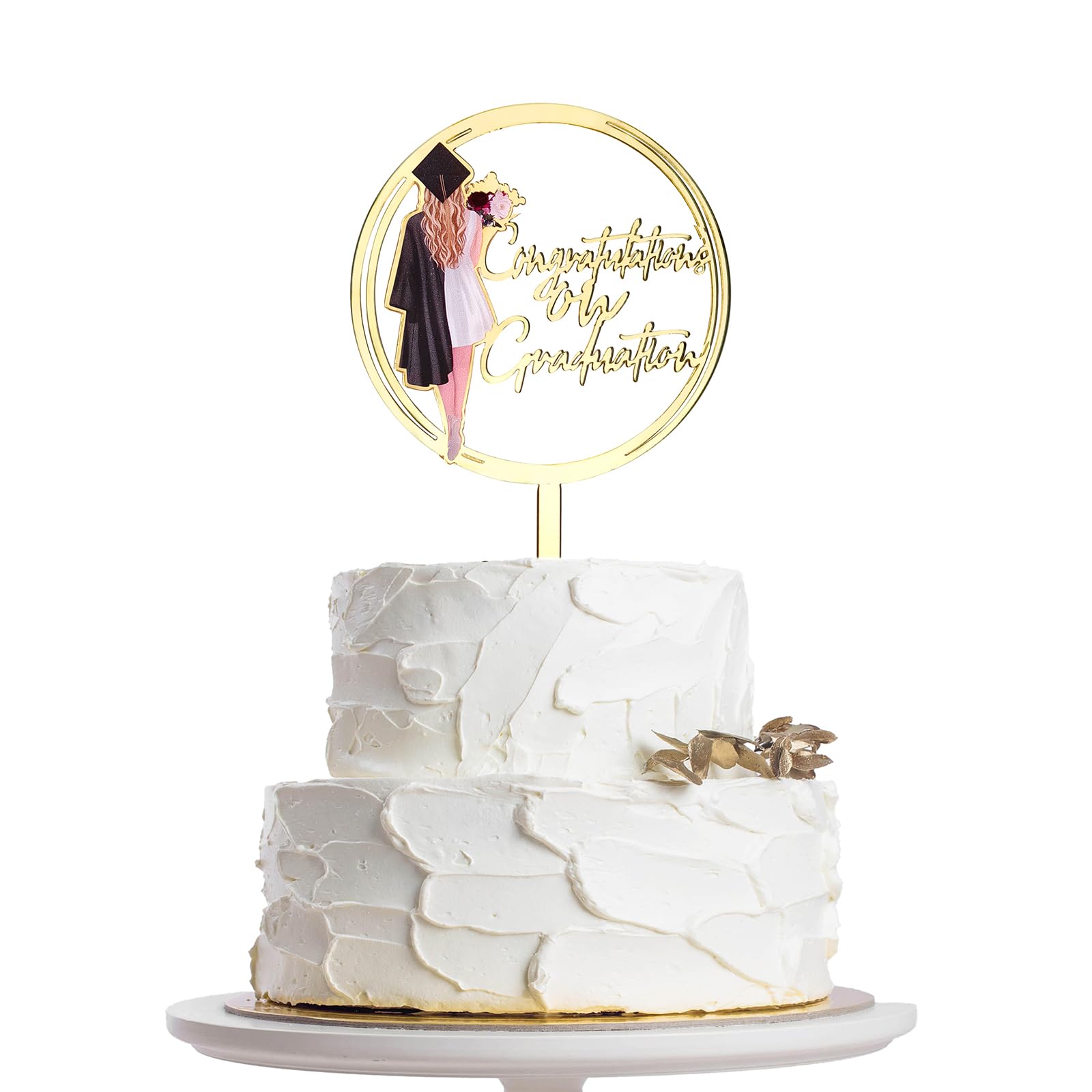Congratulations 2026 Graduation Topper | Class of 2026 Cake Decor for High School & College Parties, Grad Celebration Cake Decoration