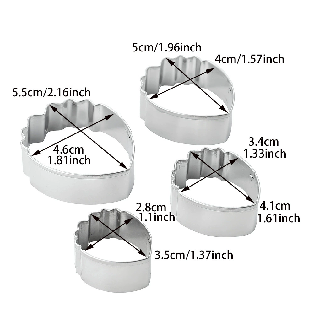 Professional Peony Cutter & Veiner Set | Stainless Steel Cookie Cutter with Silicone Veining Mold | Fondant Gumpaste Flower Making Tool