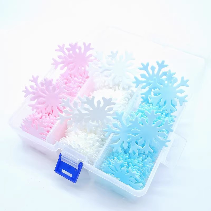 Professional Grade Edible Snowflake Set | Pre-Cut Wafer Paper Decor for Cakes & Pastries | Dissolvable Rice Paper Toppers for Bakers & Home Bakers