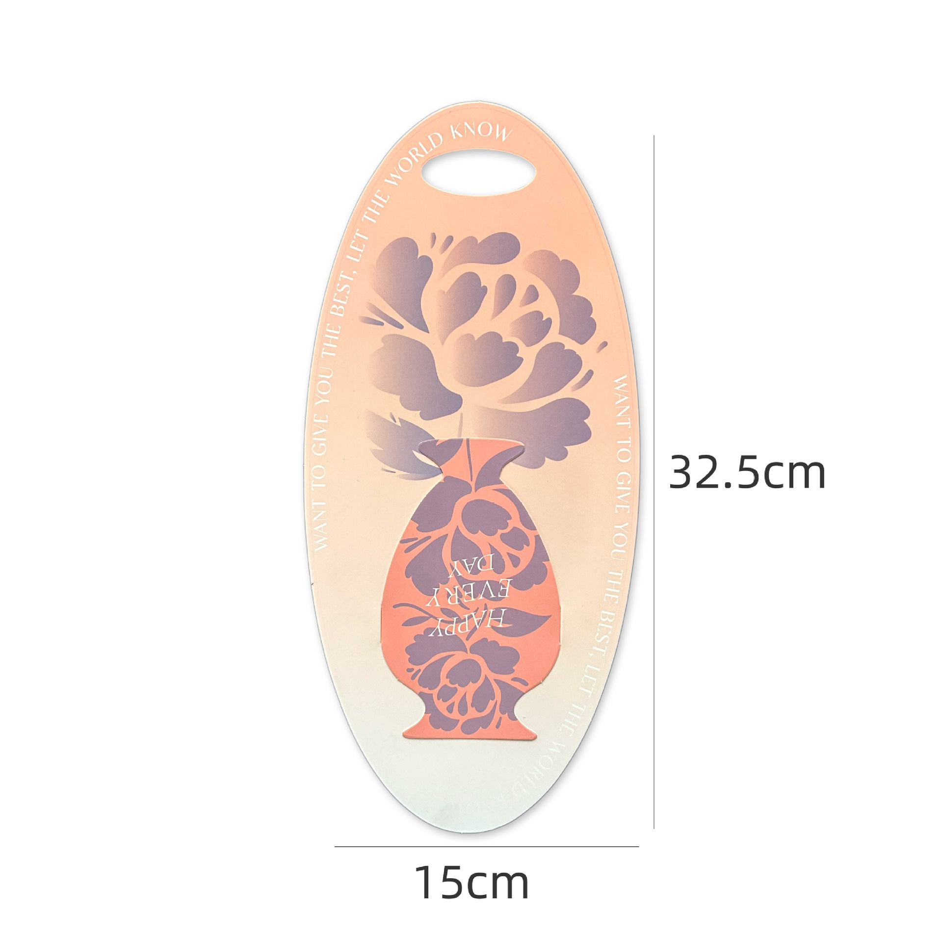 Oval Floral Gift Card Holders – Elegant Flower Bouquet Sleeves for Wedding, Anniversary, Birthday Party Decor, Flower Arranging, Card Display & Creative Packaging