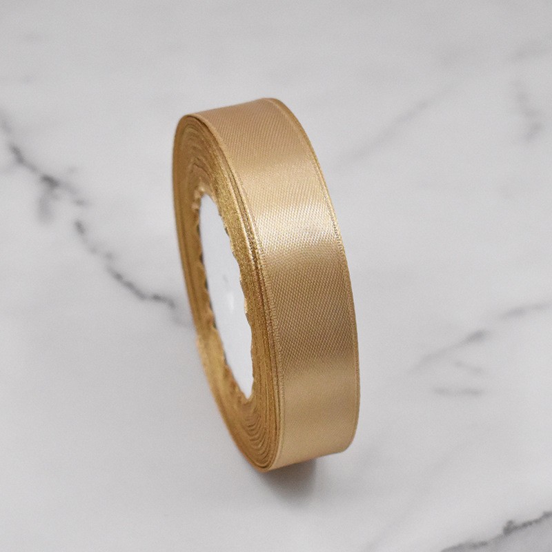 2cm Wide Satin Ribbon Roll Solid Color Gift Wrapping Ribbon for Flower Bouquet Baking Packaging DIY Bow Wedding Party Decoration Ribbon
