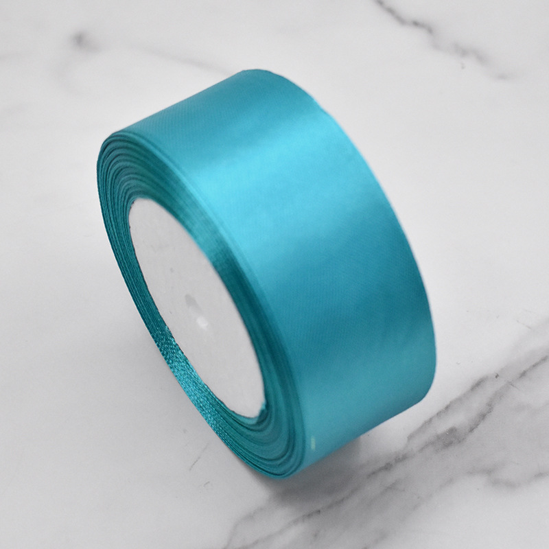 4cm Wide Solid Satin Ribbon Roll DIY Rose Flower Making Bow Ribbon Gift Wrapping Bouquet Packaging Wedding Party Hanging Decorative Ribbon