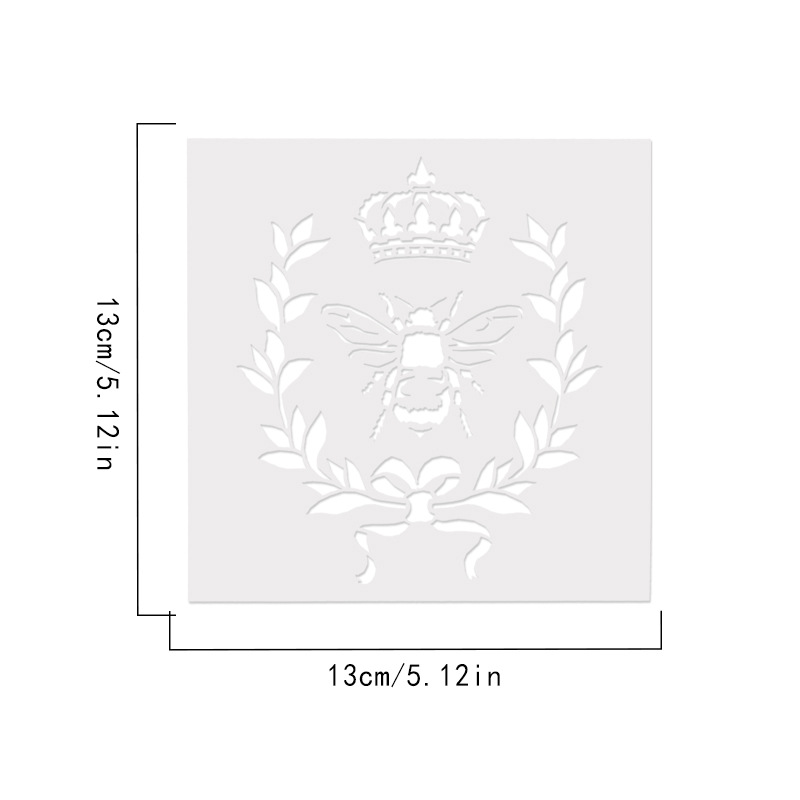 Cake Stencils Set, Lace & Floral Border Templates, 4-Piece Fondant Embossing Molds for Dessert Decorating, Spray & Airbrush Cake Stencils