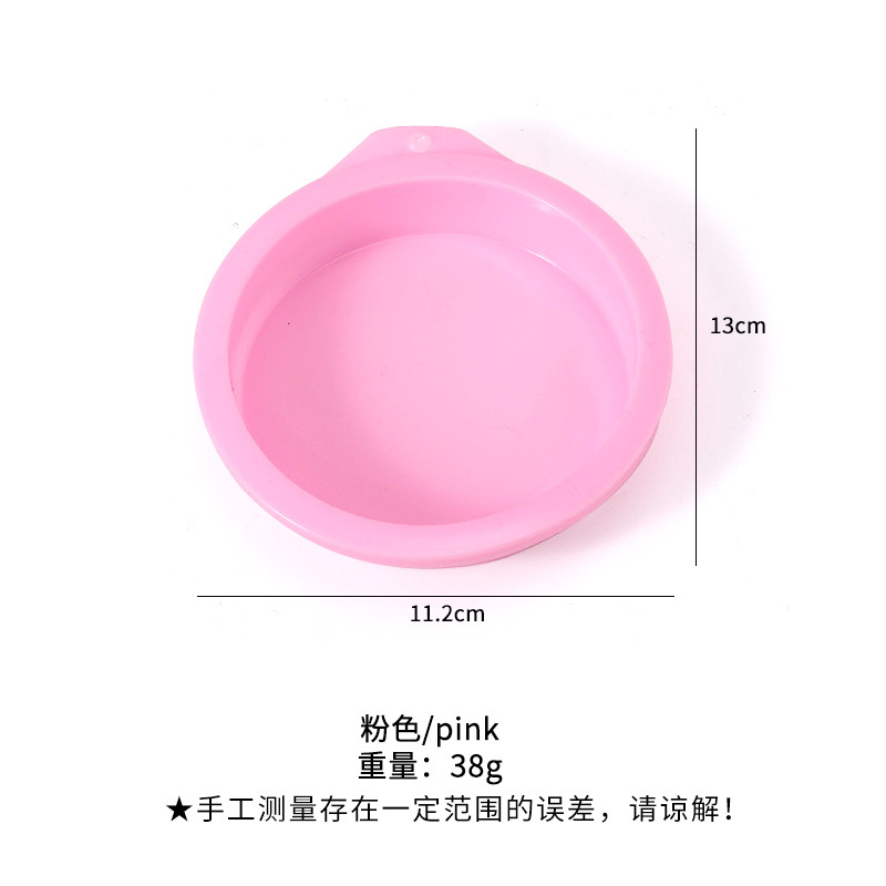 Round Silicone Cake Pan Non-Stick Food Grade Chiffon Mousse Layer Cake Baking Mold for Oven, Available in 4/6/8 Inch Sizes