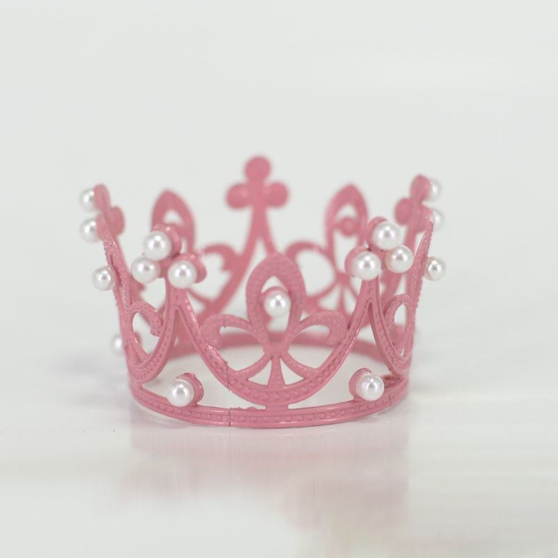 Round Bridal Tiara European Design - Full Crown Hair Accessory for Bride, Flower Girl Hair Decoration, Birthday Cake Topper & Gift Option