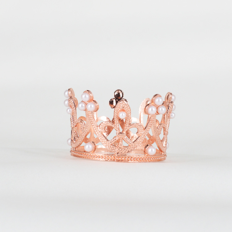 Round Bridal Tiara European Design - Full Crown Hair Accessory for Bride, Flower Girl Hair Decoration, Birthday Cake Topper & Gift Option