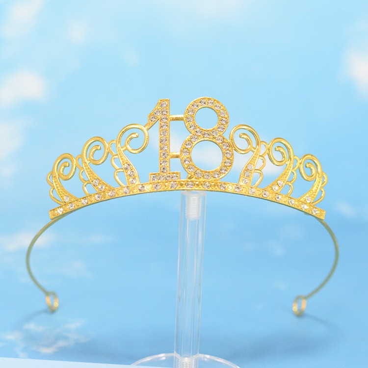 Baby-Style Bridal Crown & Tiara | Princess Lace Headband | Birthday Cake Decoration | Cross-Border Hair Accessories for Weddings, Birthdays