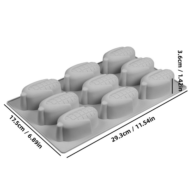 Multi Cavity Fruit Shaped Silicone Mold Lemon Mango Blueberry Coconut Peach Mousse Cake Chocolate Candy Baking Molds