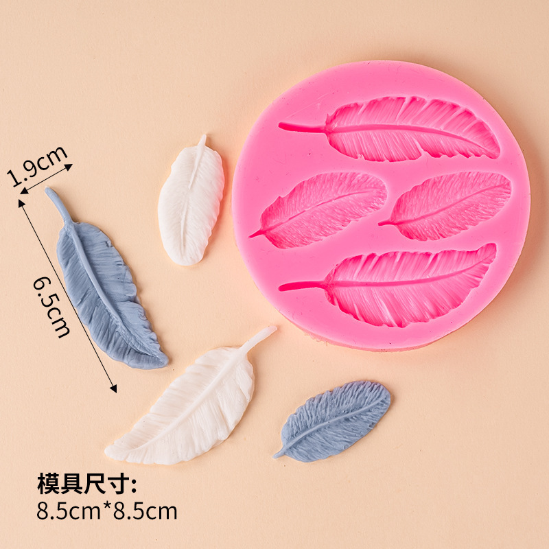 Flower Petal Silicone Mold Set Five-Petal Rose Peony Flower Shaped Molds for Chocolate Fondant Cake Decoration Epoxy Resin DIY Craft Making
