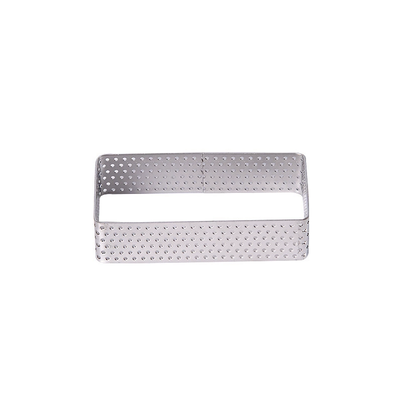 Perforated Stainless Steel Mousse Ring, Round Square Cake Baking Mold Multiple Sizes