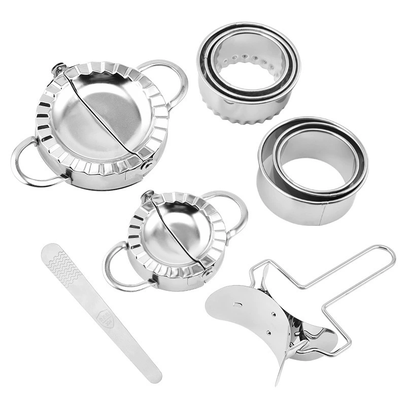 Stainless Steel Dumpling Maker Molds, Household Wrapper Cutter Dumpling Press Tool Set