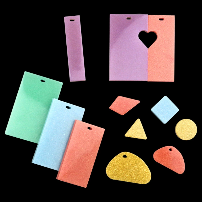 13 Cavity Multi Shapes Pendant Silicone Mold, DIY Resin Epoxy Casting Mould for Jewelry, Chocolate, Handmade Crafts Making