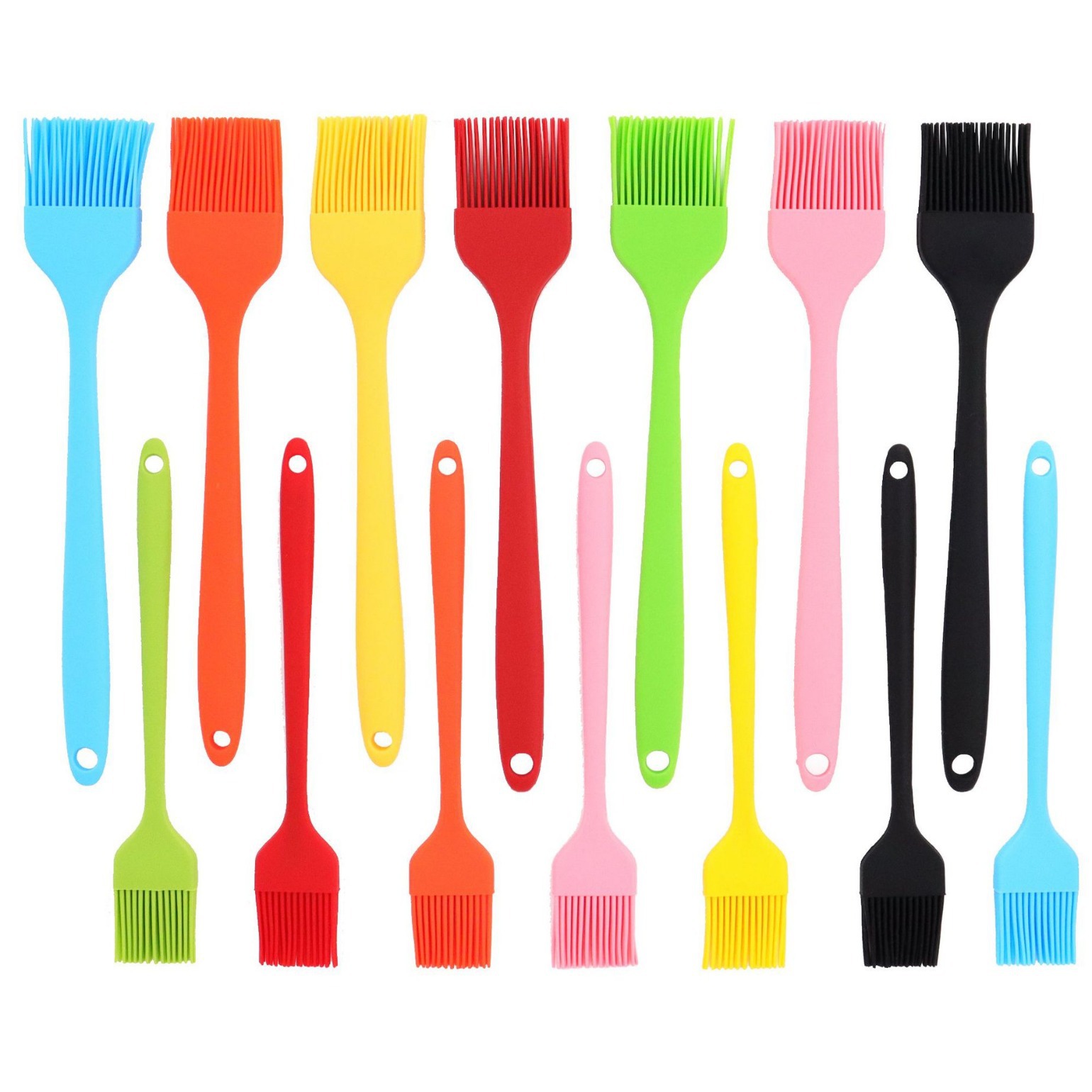 One-Piece Silicone Basting Brush - Food Grade Heat Resistant Pastry Brush for BBQ, Baking & Cooking