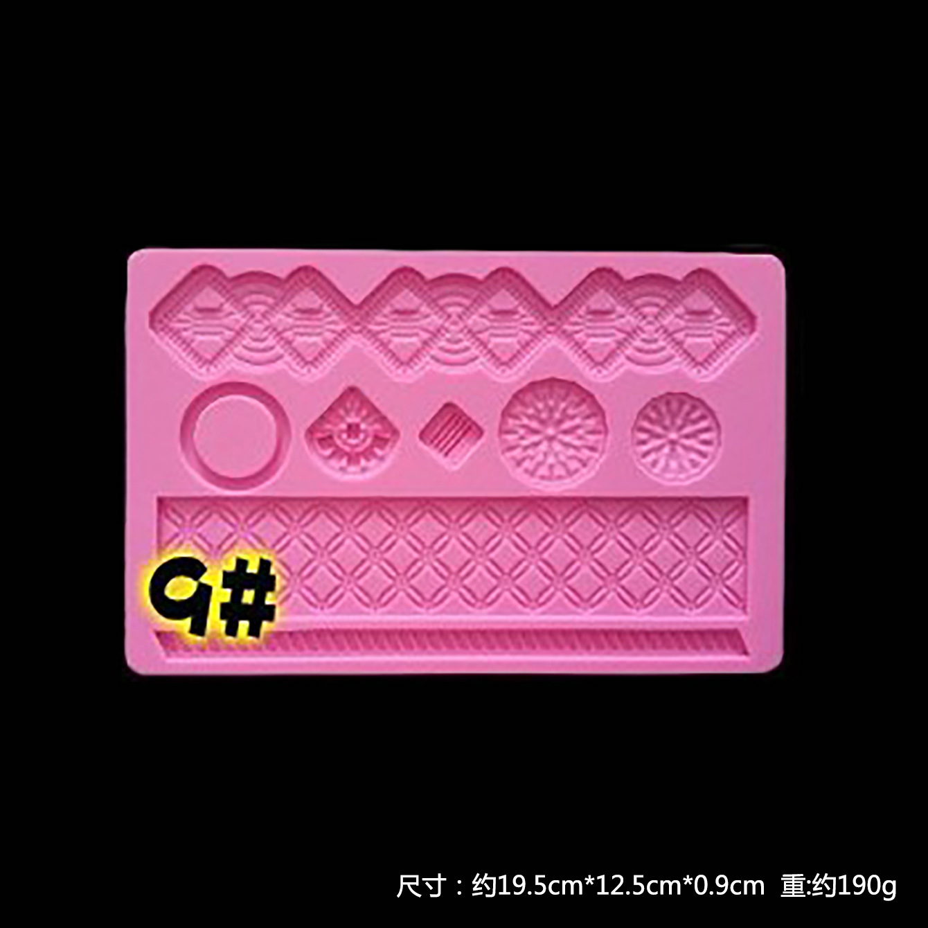 Large Wood Bark Texture Silicone Mat, Fondant Impression Mold for Cake Sides, Chocolate & Clay Decorating