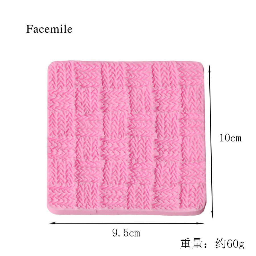 Lace Silicone Fondant Mold, Wedding Cake Border Decorating Tool, Hollow Pattern Chocolate Lace Mat for Dessert Edging