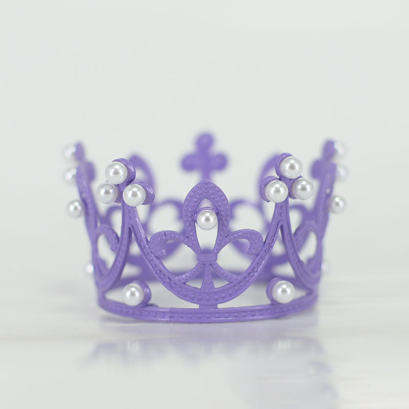 Round Bridal Tiara European Design - Full Crown Hair Accessory for Bride, Flower Girl Hair Decoration, Birthday Cake Topper & Gift Option