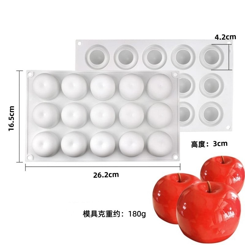Multi Cavity Fruit Shaped Silicone Mold Lemon Mango Blueberry Coconut Peach Mousse Cake Chocolate Candy Baking Molds