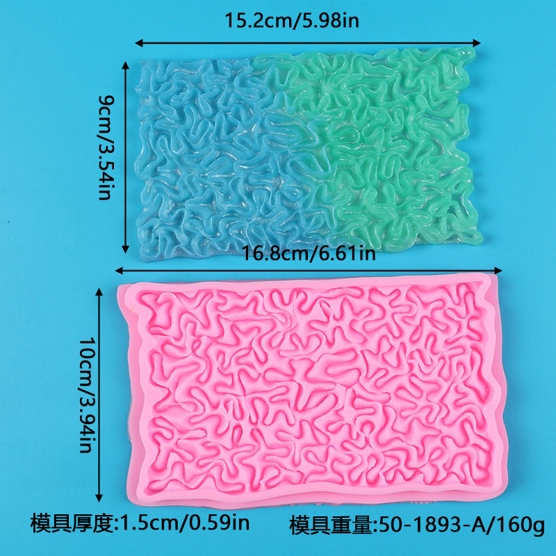 Lace Silicone Fondant Mold, Wedding Cake Border Decorating Tool, Hollow Pattern Chocolate Lace Mat for Dessert Edging