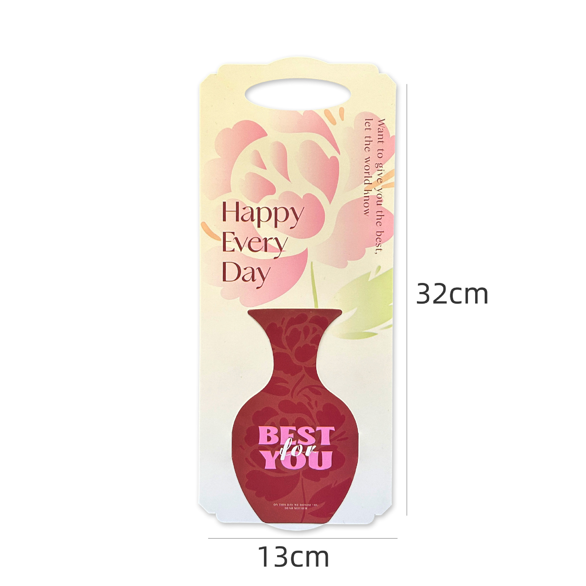 Oval Floral Gift Card Holders – Elegant Flower Bouquet Sleeves for Wedding, Anniversary, Birthday Party Decor, Flower Arranging, Card Display & Creative Packaging