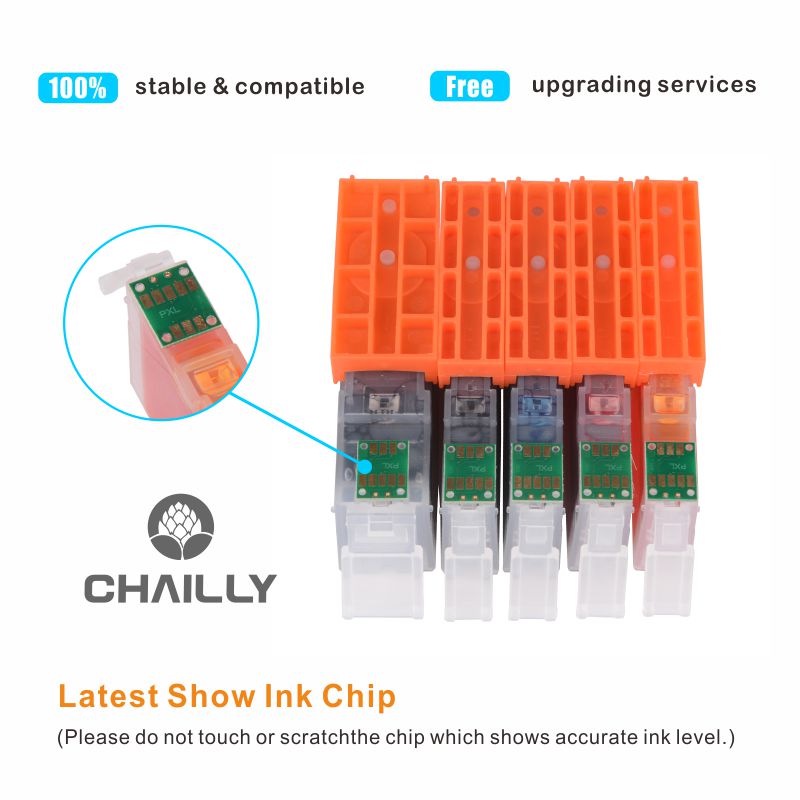 5-Pack Compatible Ink Cartridges for Canon PGI-280XXL CLI-281XXL | 2 Black, 1 Cyan, 1 Magenta, 1 Yellow | Works with Canon TR8520 TR8620 TR7520 TR8600 TS6120 TS6220 TS9120 Printers